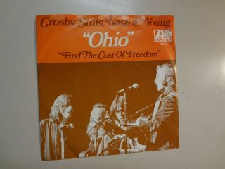 Crosby,  Stills,  Nash & Young:ohio - Find The Cost Of Freedom - Holland 7 " Atlantic Psl