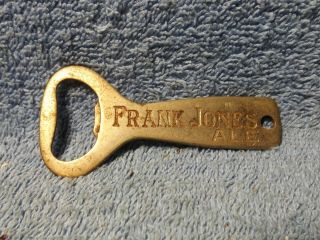 Vintage Bottle Opener,  Frank Jones Ale,  3 1/8 " Long,  Steel.