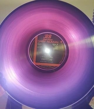Gary Numan - Telekon - Rare Uk Translucent Red Vinyl Lp With 7 " Single & Poster