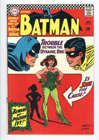 Batman 181 Vol 1 1st App Poison Ivy Complete With Pin - Up