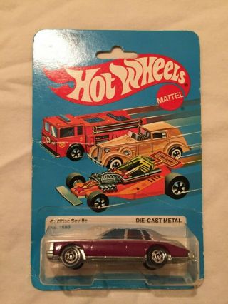 Vintage 1982 Mattel Hot Wheels Cadillac Seville Die Cast Car Moc