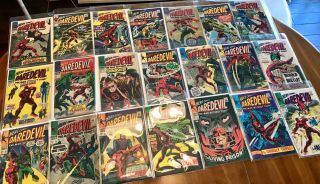 Marvel Daredevil Comic Run Issues 20 To 50 Complete Books