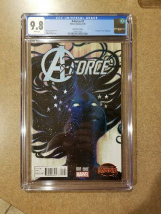 A - Force 1 Cgc 9.  8 1:25 Hans Variant 1st Appearance Of Singularity