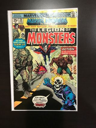 Marvel Premiere 28 Legion Of Monsters 1st Appearance Good (feb 1976,  Marvel)