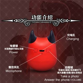 Anime DARLING In The FRANXX Zero Two Red Devil Wireless Bluetooth Mini Speaker 3