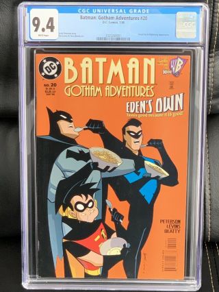 Batman: Gotham Adventures 20 Cgc 9.  4 (dc 2000) Poison Ivy,  Robin Nightwing Nm