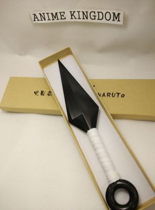 USA Seller Cosplay Naruto Ninja Weapons Large white Kunai 26 cm Accessory 3