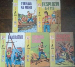 Zagor Zlatna Serija 498/499/506/507/508 Full Story / Donatelli 1980 Yugoslavia