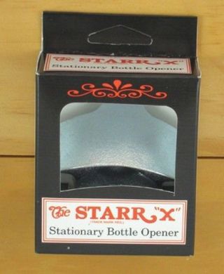 PLAIN Zinc Plated Starr X Wall Mount Stationary Bottle Opener Classic 2