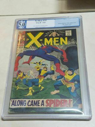 X - Men Issue 35 (1967) " Along Came A Spider " Pgx 5.  0 Graded