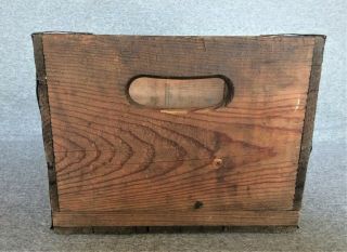Vintage CRUSH SODA CARBONATED BEVERAGE Bottle Wood Crate 2