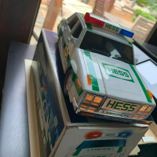 Vintage 1993 Hess Gasoline Police Patrol Car With Lights And Siren