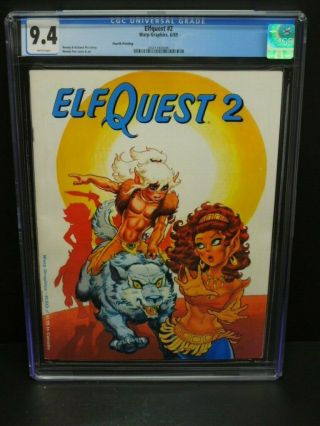 Warp Graphics Elfquest 2 1989 Cgc 9.  4 White Pages Fourth Printing