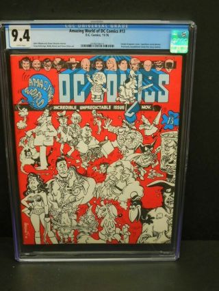 Dc World Of Dc Comics 13 1976 Cgc 9.  4 Wp Sergio Anagones Cover