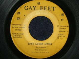 The Ethiopians - Stay Loose Mama (rocksteady) 45 " Listen