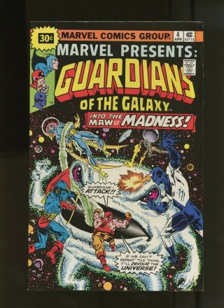Marvel Presents 4 Fn/vf 7.  0 1 Book (1976) Guardians Of Galaxy 30¢ Variant