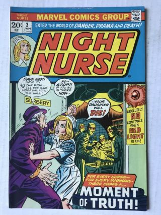 Night Nurse 2 January 1973 Mar Vintage Marvel Romance Comic