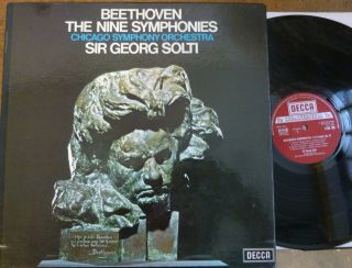 Georg Solti / Beethoven The 9 Symphonies / Decca 11bb 188 - 96