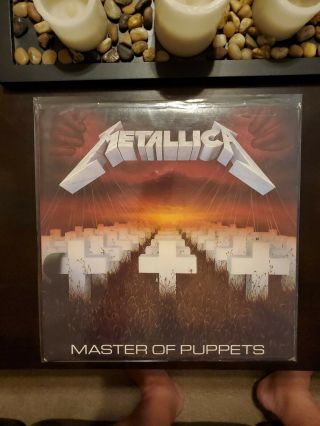 Metallica Master Of Puppets 1986 Release Lp Vg,