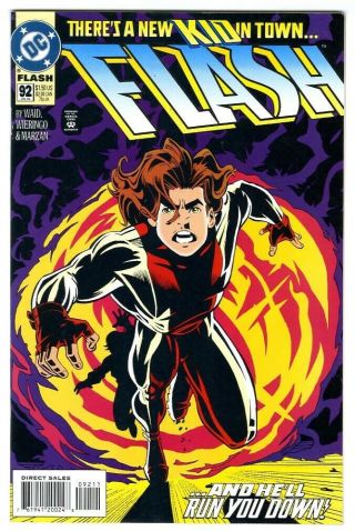 Flash 92 (1994) Vf/nm 1st Appearance Of Impulse