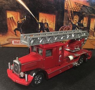 Matchbox Models Of Yesteryear Yfe05 1932 Mercedes - Benz Ladder,  Fire Engine Truck