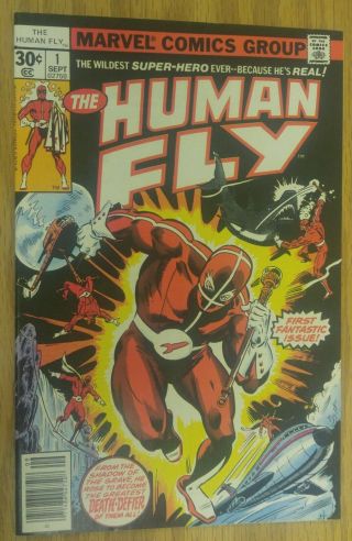The Human Fly 1 - 10 (1977) 10 Book Lot; Vf Or Better