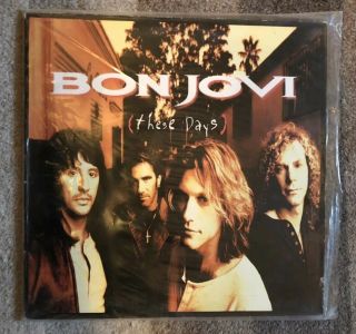 Bon Jovi These Days - Uk 2 - Lp Vinyl Record Rare 90s 1st Pressing 528 248 - 1