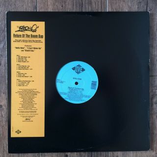 Krs - One ‎– Return Of The Boom Bap Lp.  Us 1st Promo 1993 Jive ‎– 01241 - 41517 - 1