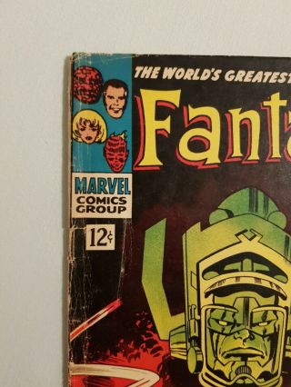 Fantastic Four 49 1966 1st Galactus,  Silver Surfer Cover.  4.  0 (EST) 10