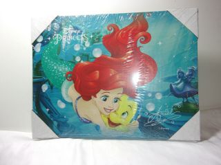 The Little Mermaid Disney Princess Ariel Canvas Battery Compartment Japan Rare 4