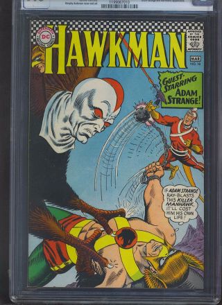 HAWKMAN 18 CGC NM,  9.  6; OW - W; Adam Strange cover/story (2 - 4/67) 2