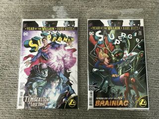 Superman 14 & Supergirl 33 Regular Covers Dc Comics Recalled