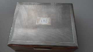 Silver Cigarette Box,  Hallmarked London 1957 Weight : - 275 Gns