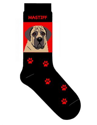 Mastiff Crew Socks Unisex Egyptian Red