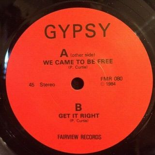 Private Nwobhm 45 Heavy Metal 7 " By Gypsy We Came To Be 1984