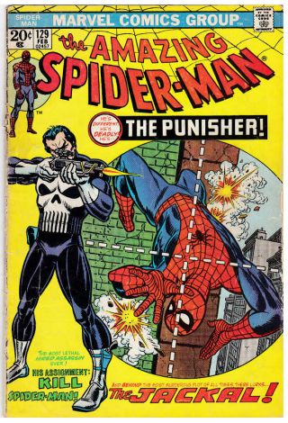 Spider Man 129 1st Punisher 1974 Comic