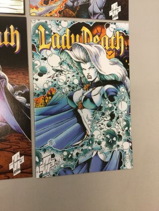 Lady Death Odyssey 1 - 4 Full Set 1 2 3 4 Chaos Comics (ODY02) 5