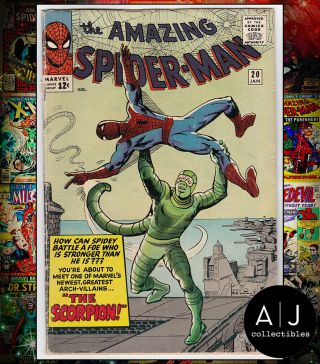 The Spider - Man 20 (marvel) Vg High Res Scans