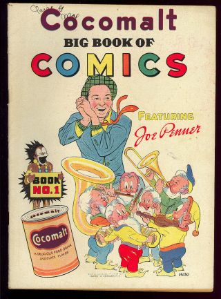 Cocomalt Big Book Of Comics Nn Scarce “gerber 8” Chesler Premium 1938 Fn