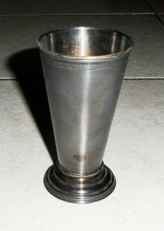 ANTIQUE IMPERIAL RUSSIAN SILVER VODKA? WINE? CUP 19th CENTURY ENGRAVED 100gr 4