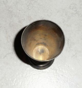 ANTIQUE IMPERIAL RUSSIAN SILVER VODKA? WINE? CUP 19th CENTURY ENGRAVED 100gr 6