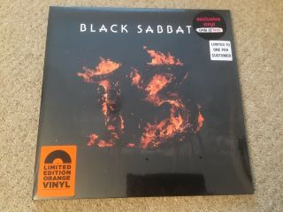 Black Sabbeth 13 Hmv Exclusive Limited Edition 2xlp Orange Vinyl