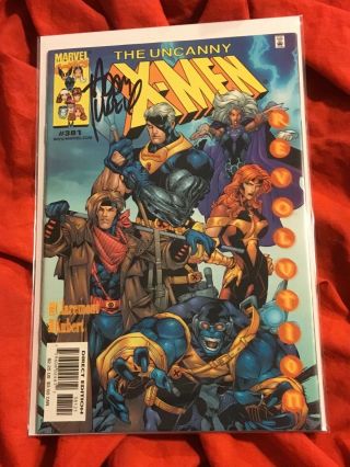 Uncanny X - Men 381 Signed Adam Kubert Spectacular Spider - Man Logan Wolverine Nm