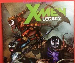 X - MEN LEGACY 261 VENOM VARIANT COVER 1:50 2012 MARVEL COMIC BOOK 1 SCARCE 3