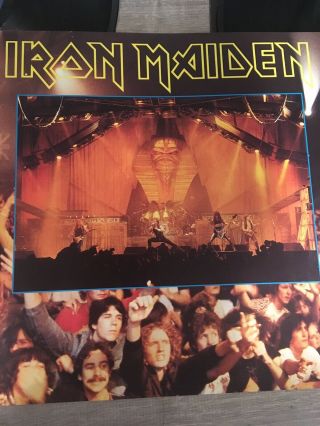 Iron Maiden - Live After Death 1985 2x LP OG 1st Press,  Powerslave Tour Book 4