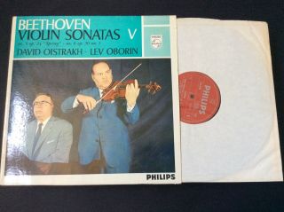 Philips - Sal.  3420 - Oistrakh/oborin - Beethoven Violin Sonatas No.  S 5 & 6