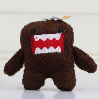 Best For Domo Kun 8CM Plush Doll Toy Keychain Baby Kids Cell Phone Strap 2