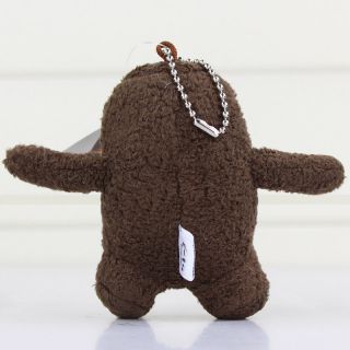 Best For Domo Kun 8CM Plush Doll Toy Keychain Baby Kids Cell Phone Strap 3