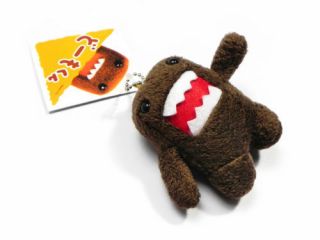 Best For Domo Kun 8CM Plush Doll Toy Keychain Baby Kids Cell Phone Strap 4