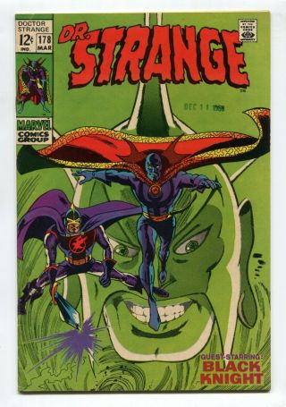 1969 Marvel Doctor Strange 179 Black Night Appearance Very Fine,  B2